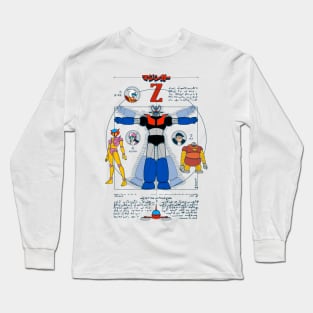 225b Mazinger Z Davinci COLOR Long Sleeve T-Shirt